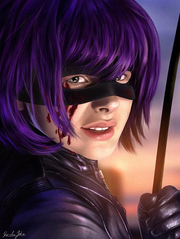 Hit Girl Illustration artwork